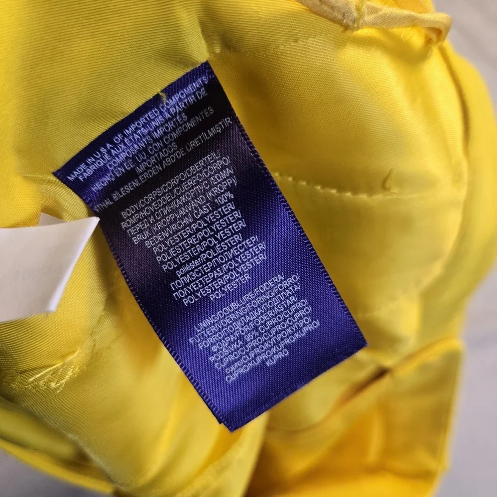 Ralph Lauren Collection Women's Purple Label Dress Pants Yellow Size 4